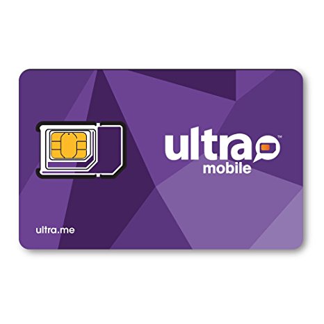 Ultra Mobile Nano SIM Card. Factory-Cut card for iPhone 5/5c/5s/6/6 Plus