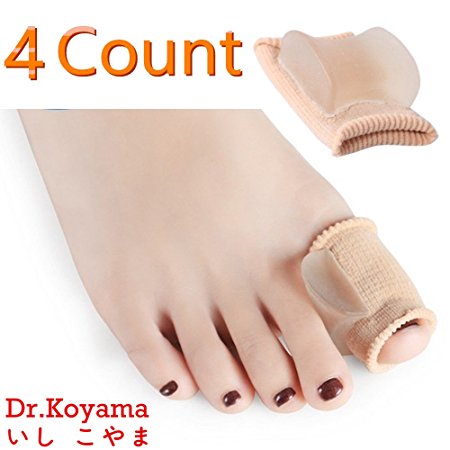 Dr.Koyama Japan Premium Hallux Valgus Bunion Aid Corrector with Gel Pad Guard Bunion Toe Straightener Bunion Pain Relief Hammer Toe Corrector