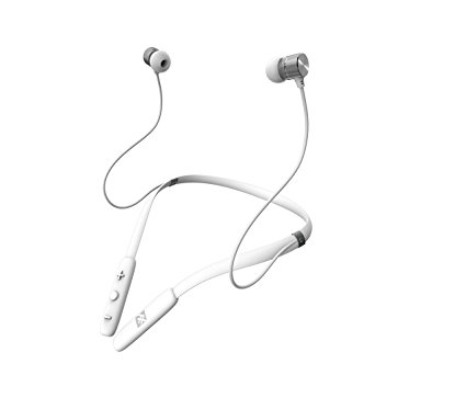 iFrogz Audio - FLEX FORCE Wireless Bluetooth Neckband Earbuds - White