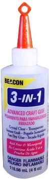 Beacon 3-In-1 Advanced Craft Glue 4-Ounce