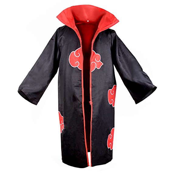 Naruto Akatsuki Organization Members Cloak Ninja Robe Hooded