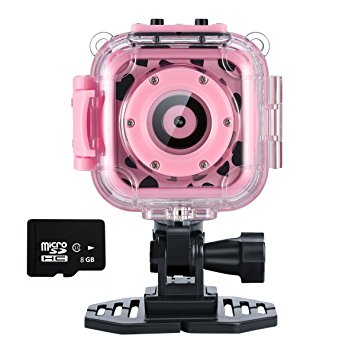 Ourlife Kids Action Cam, Action Camera for Kids with Video Recorder includes 8GB memory card