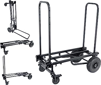 ROCKVILLE Rock Cart Pro DJ Equipment Transport Roller Car 700 LB Capacity