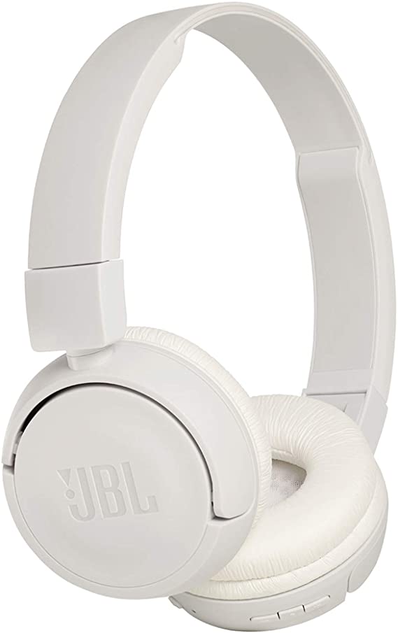 JBL T460BT Extra Bass Wireless On-Ear Headphones with 11 Hours Playtime & Mic - White