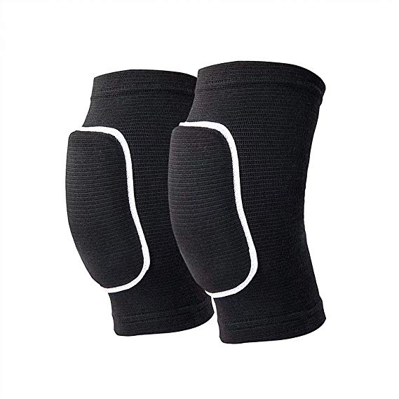 JMOKA Non-Slip Knee Brace Soft Knee Pads Breathable Knee Compression Sleeve for Dance Wrestling Volleyball Basketball Running Football Jogging Cycling Arthritis Relief Meniscus Tear for Women Men