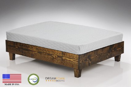 Valencia 6" Gel Memory Foam Bed, Made in USA, Queen