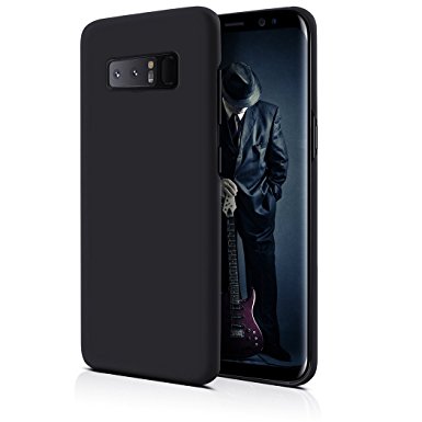 Xpener Galaxy Note 8 Case, Ultra Thin Soft Touch Feeling Case Durable Flexible Anti-Scratch full Protective for Samsung Galaxy Note 8, Black