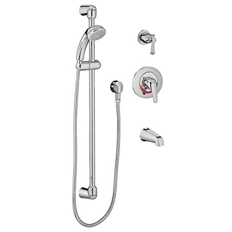 American Standard 1662.215002 Commercial Tub and Shower System Complete Kit, Polished Chrome