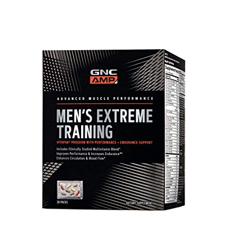 GNC AMP Mens Extreme Training, 30 Day Supply