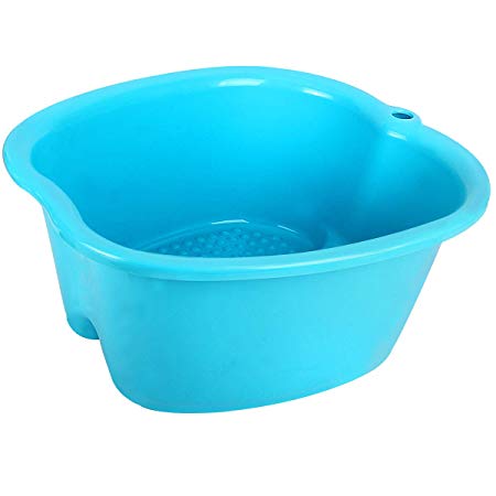 Foot Bath Tub, ESARORA Upgrade Thick Sturdy Plastic Spa Basin for Pedicure and Massage – Perfect to Soak Your Feet, Toe Nails, and Ankles