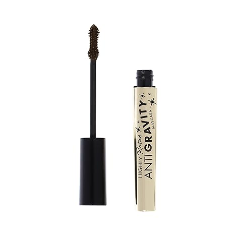 Milani Highly Rated Anti-Gravity Mascara with Castor Oil and Molded Hourglass Shaped Brush - Brown Black