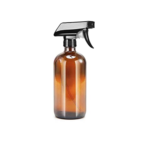Spray Bottle, Plastic Empty Trigger Sprayer Refillable Container for Cleaning and Gardening(Brown, 250ml)