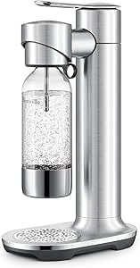 Breville the InFizz™ Aqua Sparkling Water Carbonator, BCA600BSS, Brushed Stainless Steel