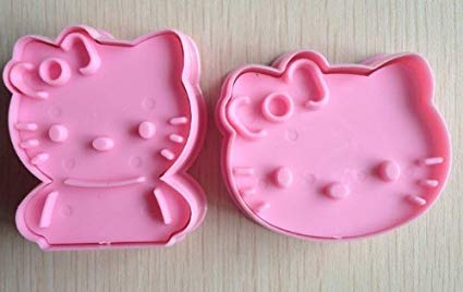 DM c001 Hello Kitty Cookie Cutter Cake Mould Mold-Pink, M
