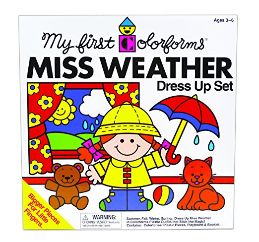 My First Colorforms - Miss Weather Dress up Set