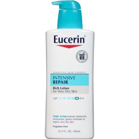 Eucerin Intensive Repair Very Dry Skin Lotion 16.9 Fluid Ounce