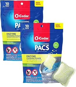 O-Cedar Floor Cleaning 20ct Pacs Citrus Scent 10ct (2-Packs)