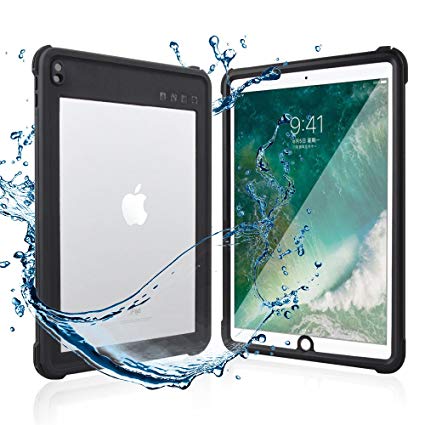 Shellbox iPad Pro 10.5 Waterproof Case, Shockproof Case with Built in Screen Protector, Rugged Full Body Protect Sleek Transparent Cover for iPad Pro 10.5''