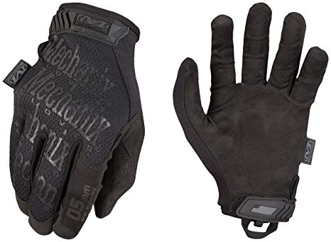 Mechanix Wear - Original 0.5mm High Dexterity Covert Tactical Gloves (Medium, Black)