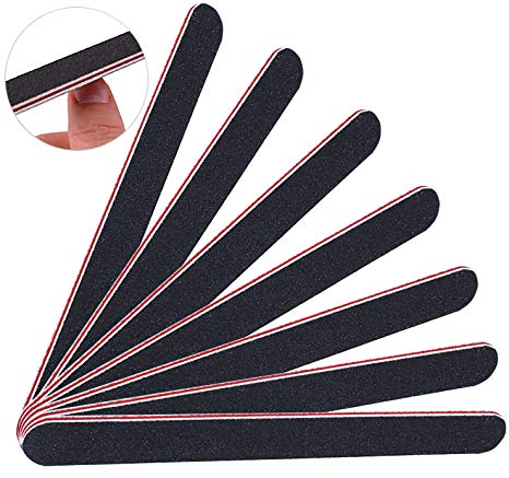 NewCool 20 Pack of Nail File - Emery Board Professional Nail Files-For Smooth & Shiny Nails- Home or Professional Manicure -Grit For Nail
