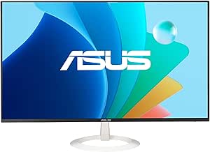 ASUS 24” (23.8-inch viewable) Eye Care Monitor (VZ24EHF-W) - IPS, Full HD (1920 x 1080), Frameless, 100Hz, Adaptive-Sync, 1ms, HDMI, Low Blue Light, Flicker Free, Ultra-Slim Profile, 3 yr Warranty