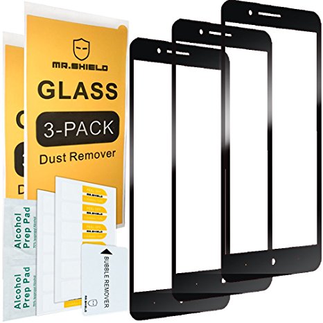 [3-PACK]-Mr Shield For ZTE Blade Z Max [Japan Tempered Glass] [9H Hardness] [Full Cover] Screen Protector with Lifetime Replacement Warranty