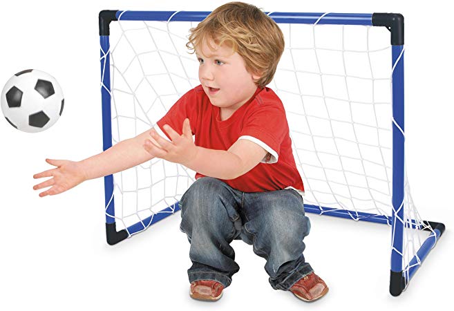 Baseline Kids Football Goal with Ball and Pump - 81 x 63 x 48 cm