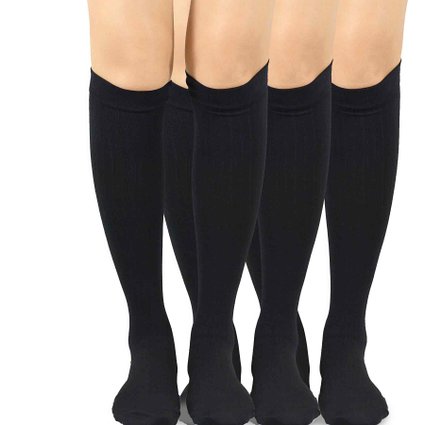 TeeHee Compression Knee High 3 pair Packs for Men and Women