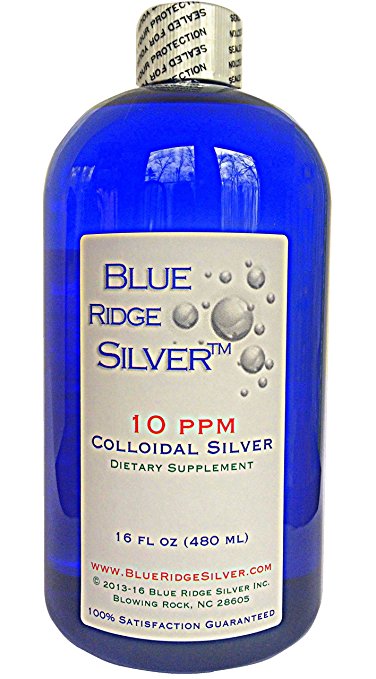 Blue Ridge Silver - 10 ppm 16 oz Colloidal Silver