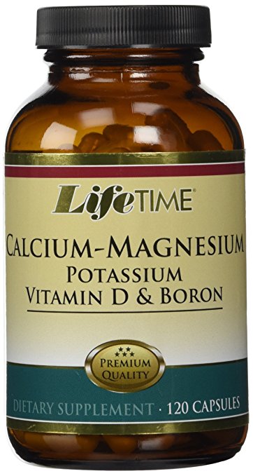 LifeTime Calcium-Magnesium Potassium Vitamin D and Boron - 120 Caps