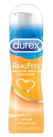 Durex Real Feel Intimate Pleasure Gel and Personal Lubricant, 1.7 Ounce (Pack of 3)