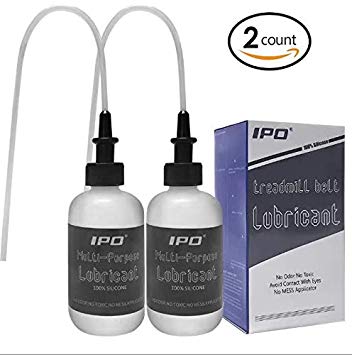 IPO Multi-Purpose Lubricant Treadmill Lube 100% Pure Silicone with Applicator Tube Easy to Use Squeeze for Bike Chains, Hinges 4oz Bottle