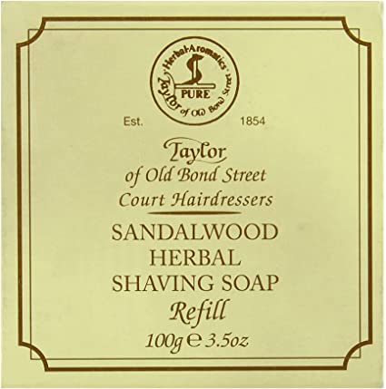 Taylor of Old Bond Street 100g Sandalwood Herbal Shaving Soap Refill