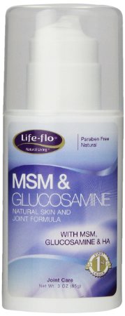 Life-Flo MSM & Glucosamine Body Cream, 3 Ounce Bottle