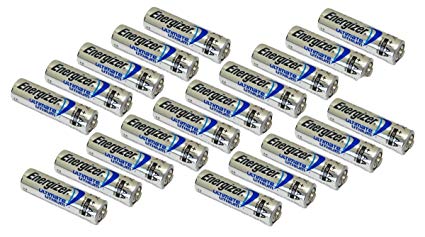 Pack of 60 Energizer L91 AA Ultimate Lithium 1.5 Volt Battery - Bulk Pack