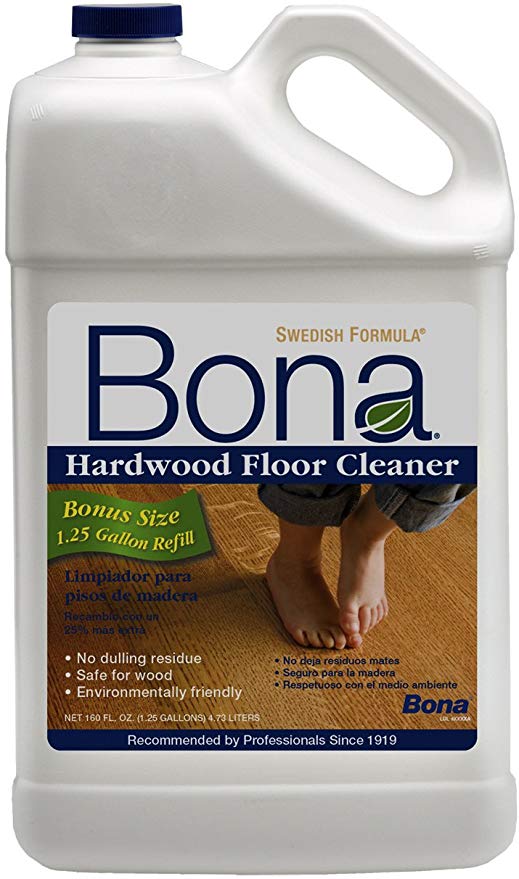 Bona WM700056001 Hardwood Floor Cleaner, 160 oz, Light Blue