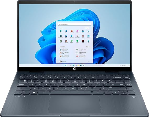 HP Pavilion X360 2-in-1 14-ek0073dx | Processor: i5-1235U | RAM: 8GB | Storage: 512GB | Display: 14" FHD IPS LED Display | Space Blue