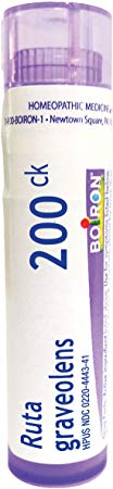 Boiron Ruta Graveolens 200CK, 80 Pellets, Homeopathic Medicines for Eye Strain