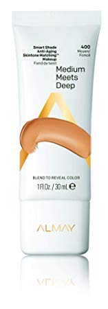 Almay Smart Shade Anti-Aging Skintone Matching Makeup, Hypoallergenic, Cruelty Free, Oil Free, Fragrance Free, Dermatologist Tested Foundation with SPF 20, 1oz