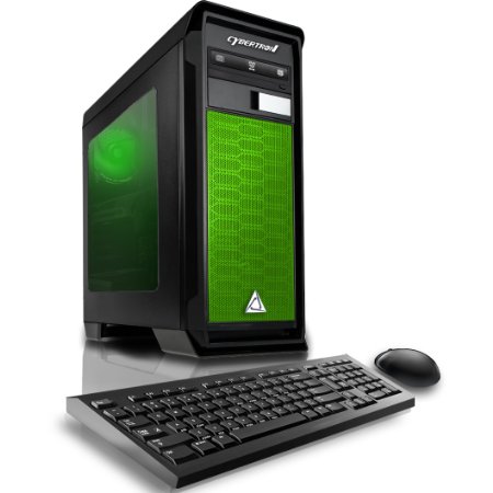 [GAMER'S CHOICE] CybertronPC Rhodium 750Ti Gaming Desktop - AMD FX-4300 3.80GHz Quad-Core Processor, 8GB DDR3 Memory, NVIDIA GTX 750Ti (2GB GDDR5), 1TB HDD, DVDRW, Microsoft Windows 10 Home