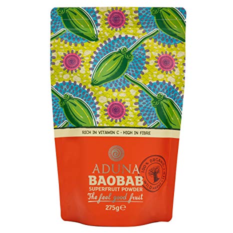 Aduna Organic Baobab Superfruit Premium Powder - 9.7 Ounces