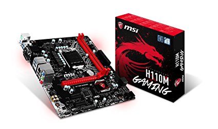 MSI Mainboard H110 M Gaming LGA1151 Max 32 GB/2x DDR