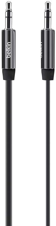 Belkin MiXiT Tangle-Free Aux / Auxiliary Cable, 3 Feet (Black) - AV10127tt03-BLK