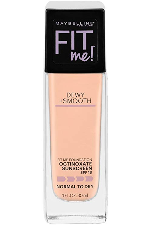Maybelline New York Fit Me! Foundation, 115 Ivory, SPF 18, 1.0 Fluid Ounce