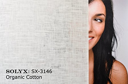 SOLYX: SX-3146-60 Organic Cotton 60" Wide Window Film. (Sold by the running foot. Order the number of feet needed. Ships as One Continuous Piece!)