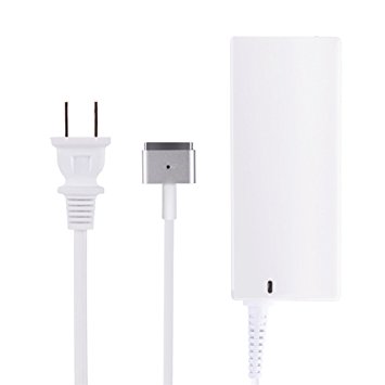 Magsafe 2 60W Power Adapter, Akmac Magsafe Charger Replacement with AC Extension Wall Cord for Apple Retina MacBook/MacBook Pro 13.3" A1425 A1435 A1502 A1465 MD212 MD2123 MD662 (60W T2)