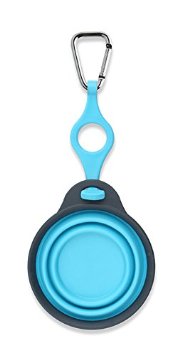 Dexas Popware Travel Pet Cup with Bottle Holder and Carabiner