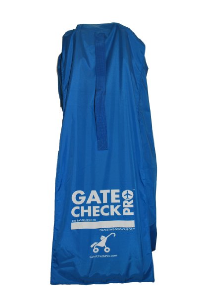 Gate Check PRO Lightweight Stroller Travel Bag Fits Most Umbrella Strollers Chicco & McLaren, Durable Ballistic Grade Nylon, Blue