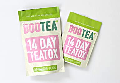 BOOTEA 14 day Teatox 21 bags weight loss/Cleanse/slimming tea/-Daytime&Bedtime