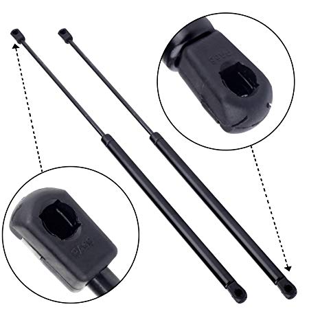 SCITOO Rear Window Glass Lift Supports Struts Gas Springs Shocks fit 1997-2006 Jeep Wrangler Hardtop